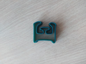 Ookie mold Letter E 3D 模型