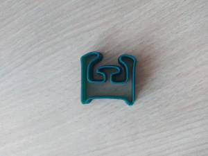 Ookie mold Letter E 3D Model