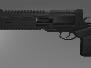 Assault Revolver-12 3D-Modell
