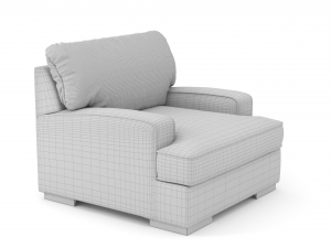 Armchair Benchcraft Mercado 3D Model