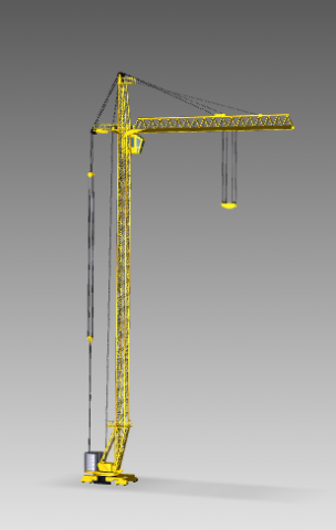 Cran Modelo 3D .c4d .max .obj .3ds .fbx .stl .blend 