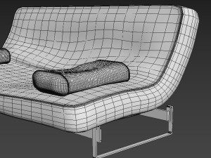 Sofa Yellow 3Dモデル