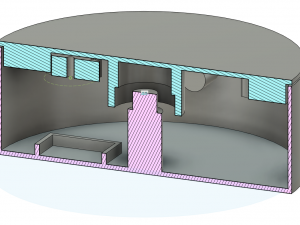 ROTARY DISPLAY TABLE 3Dプリントモデル