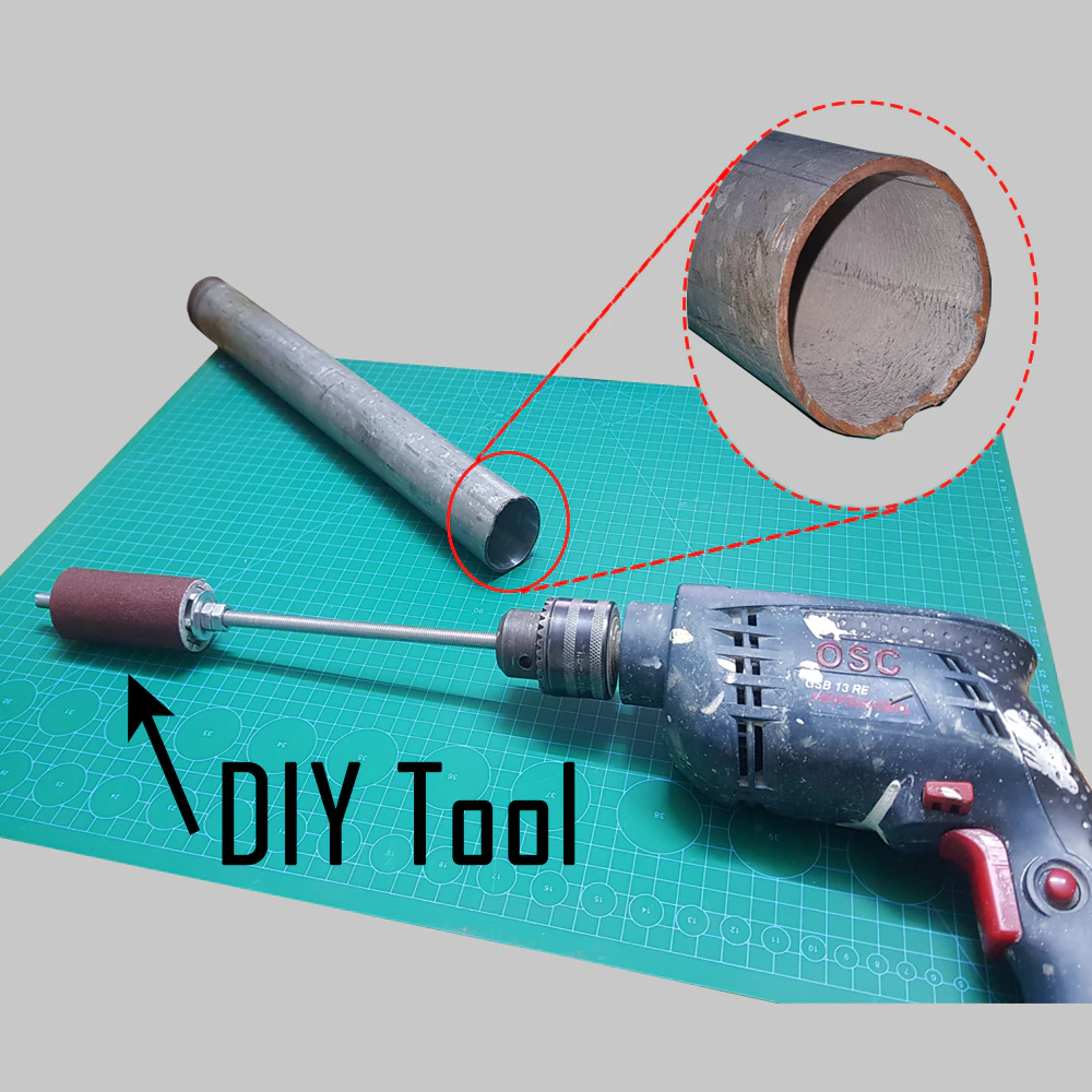 Tool For Sanding The Inside Of The Pipe 3D Print Model .c4d .max .obj .3ds .fbx .stl .blend 