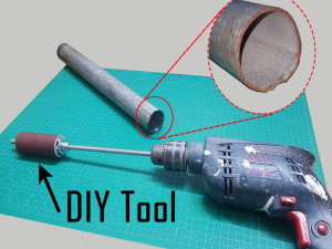 Tool For Sanding The Inside Of The Pipe 3D Print Model