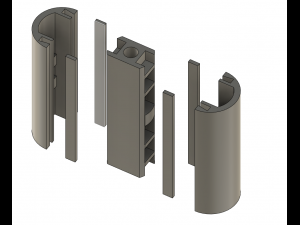 Tool For Sanding The Inside Of The Pipe 3D Print Model