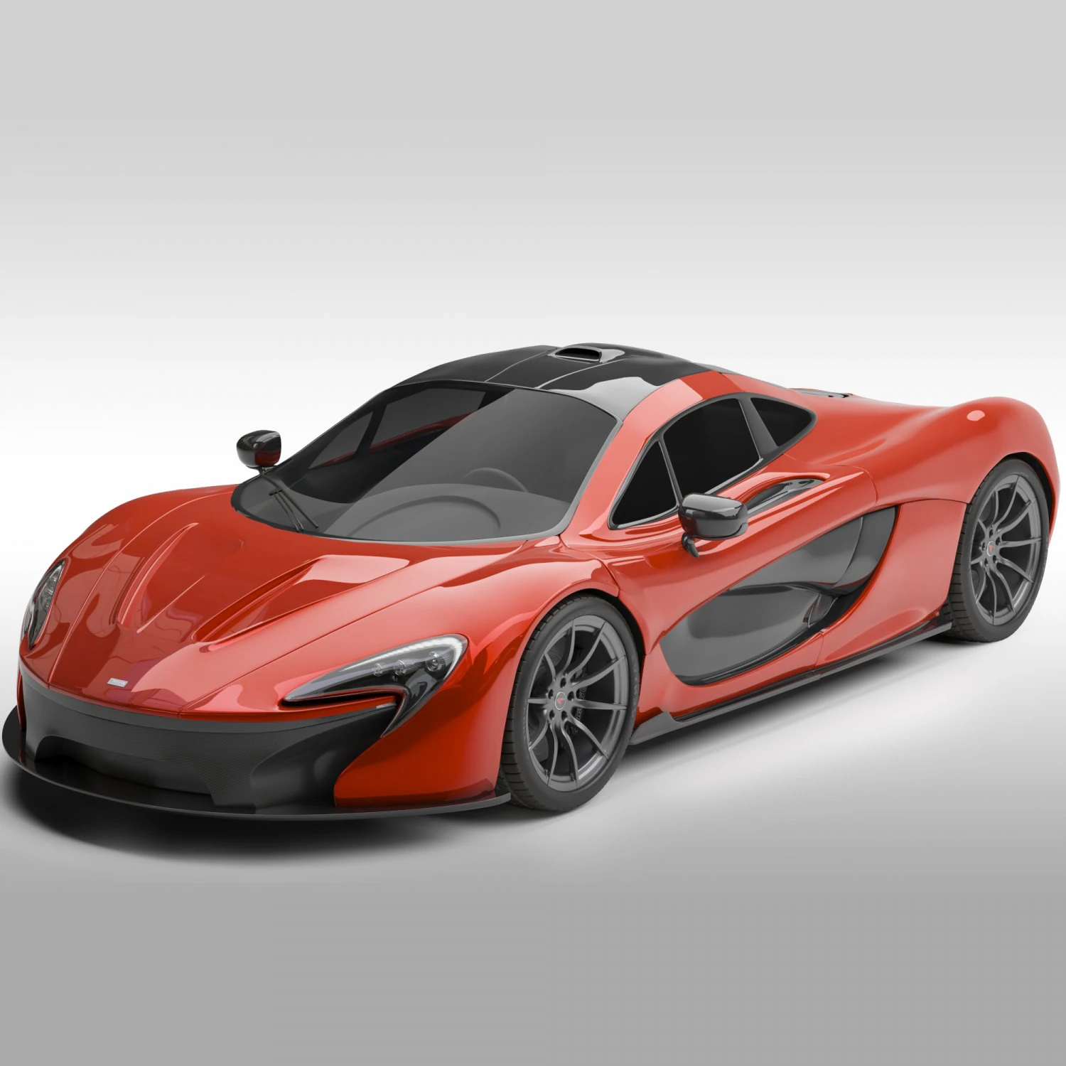 McLaren P1 3D Model .c4d .max .obj .3ds .fbx .stl .blend 