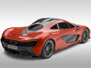 McLaren P1 3Dモデル