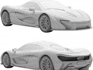 McLaren P1 3Dモデル