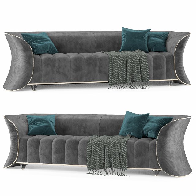 Purlino grade sofa 3D Model .c4d .max .obj .3ds .fbx .stl .blend 
