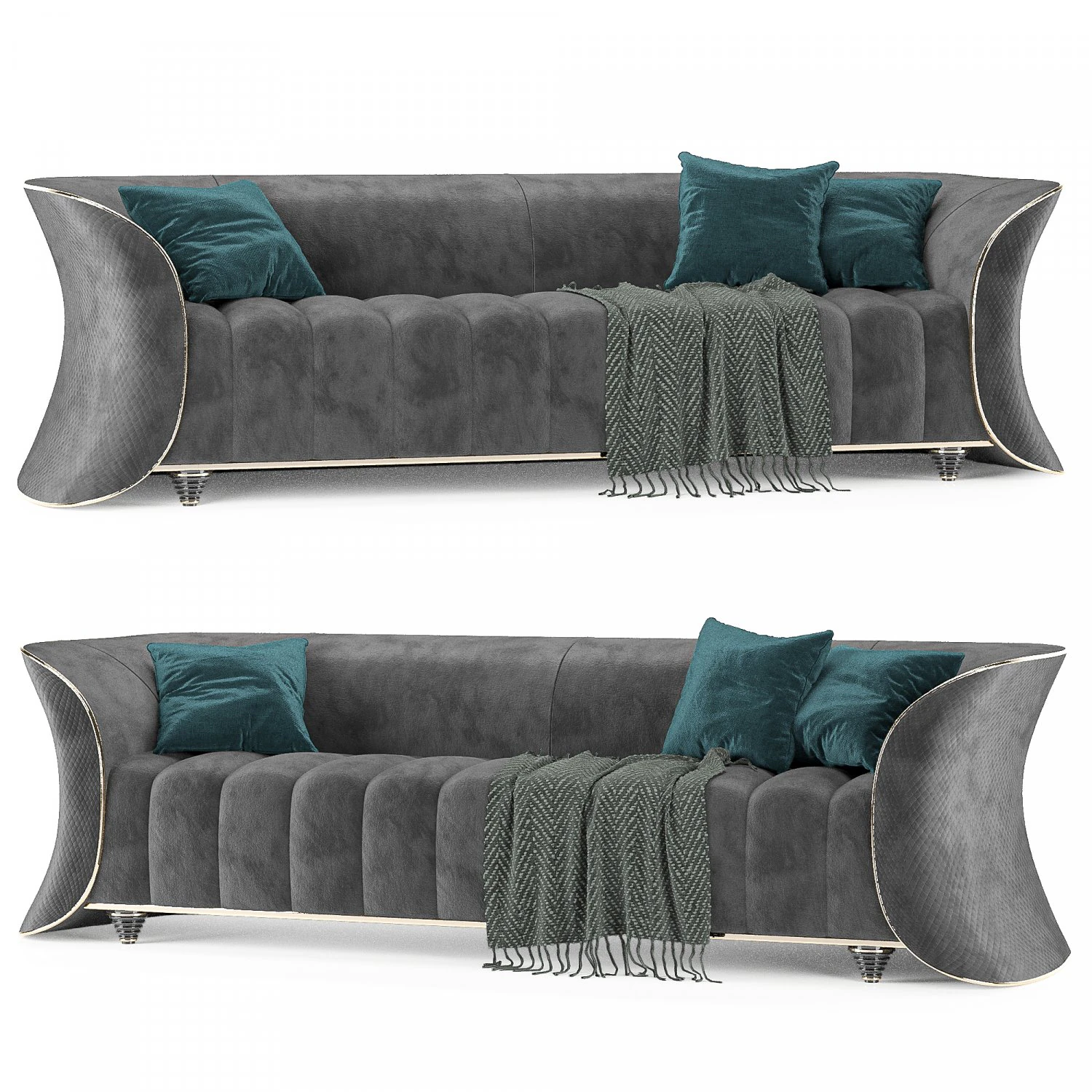 Purlino grade sofa 3D Model .c4d .max .obj .3ds .fbx .stl .blend 