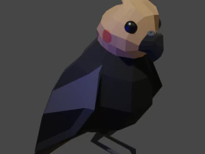 Cockatiel 3D Model