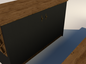 Rustic Kitchen set Modello 3D