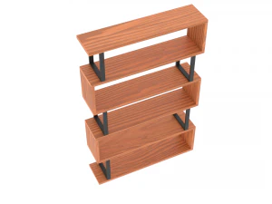 Bookshelf 3D Model