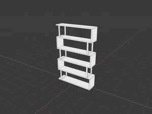 Bookshelf 3D 模型