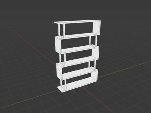 Bookshelf 3D 模型