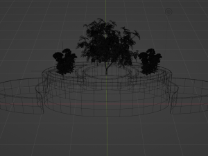 Decorative bench Modèle 3D