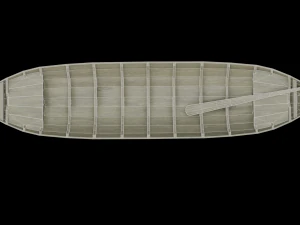 WOODEN BOAT 3D Model