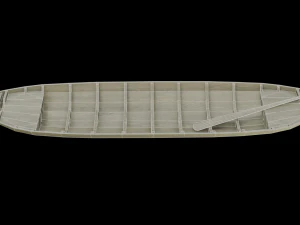 WOODEN BOAT 3D Model