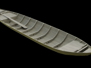 WOODEN BOAT 3D मॉडल