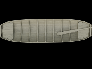 WOODEN BOAT 3D मॉडल