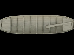 WOODEN BOAT 3D Model