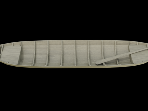 WOODEN BOAT 3D मॉडल