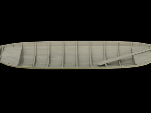 WOODEN BOAT 3D Model