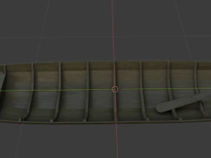 WOODEN BOAT 3D Model