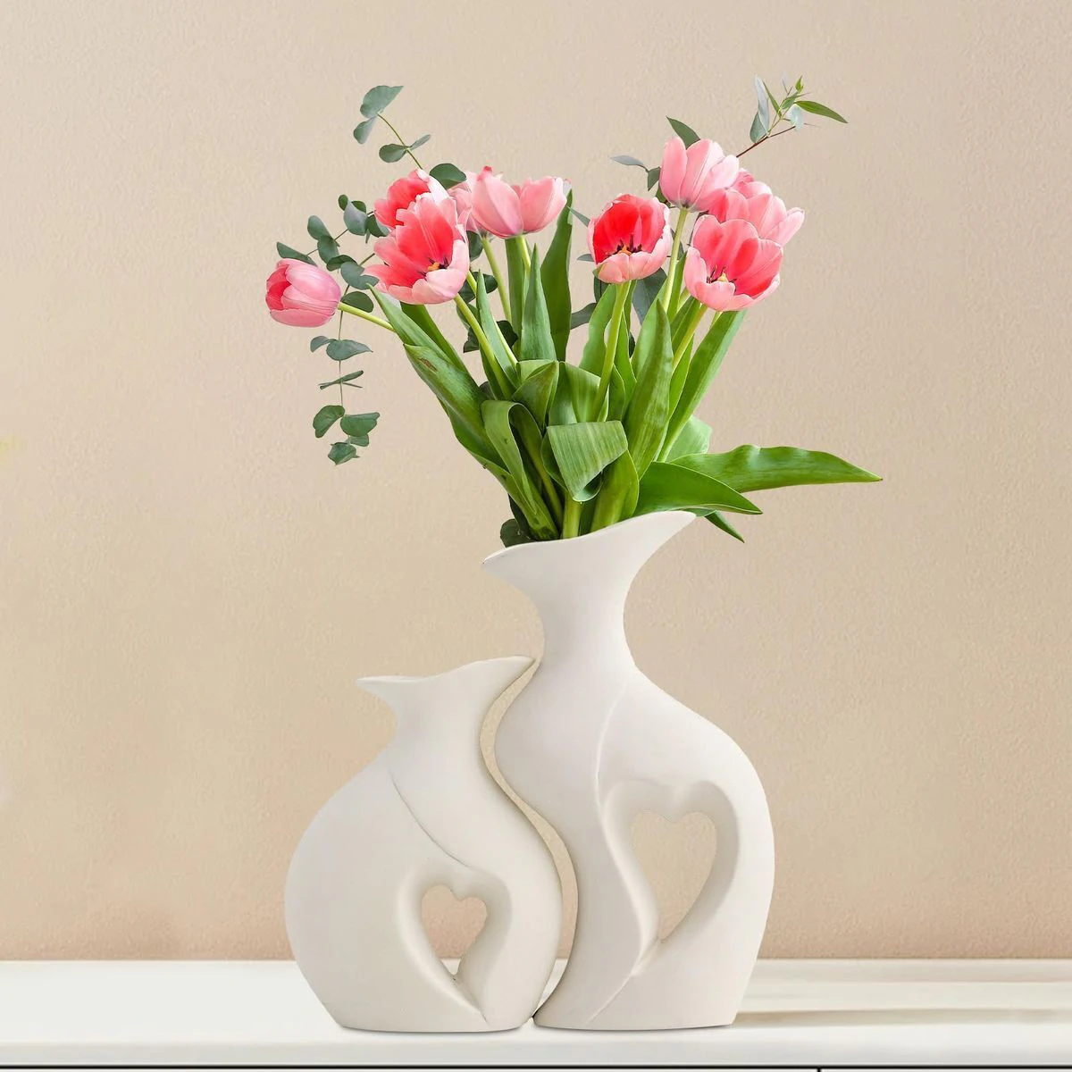 HEART VASE 3D Print Model .c4d .max .obj .3ds .fbx .stl .blend 