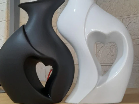 HEART VASE 3D Print Model