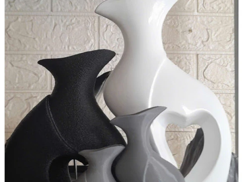 HEART VASE 3D Print Model