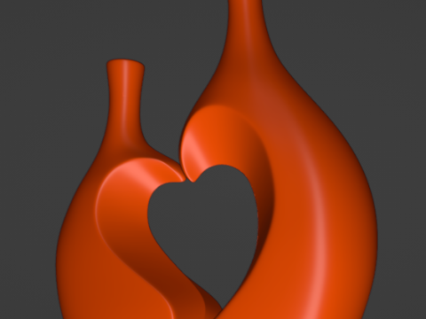 HEART VASE 3D प्रिंट मॉडल