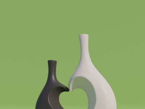 HEART VASE 3D 프린트 모델