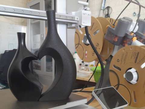 HEART VASE 3D 프린트 모델