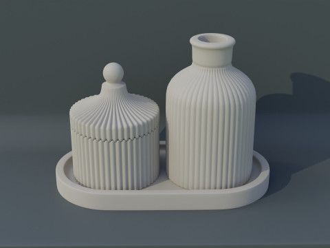 Decorative tray Model Cetak 3D