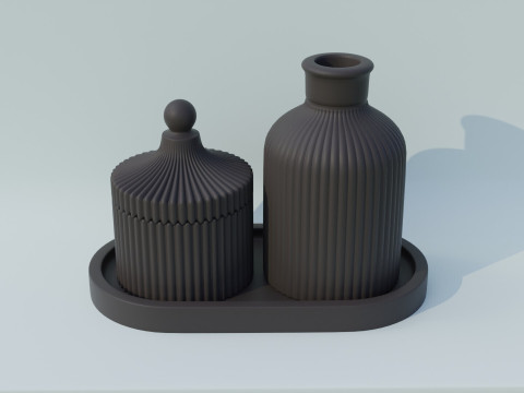 Decorative tray Model Cetak 3D
