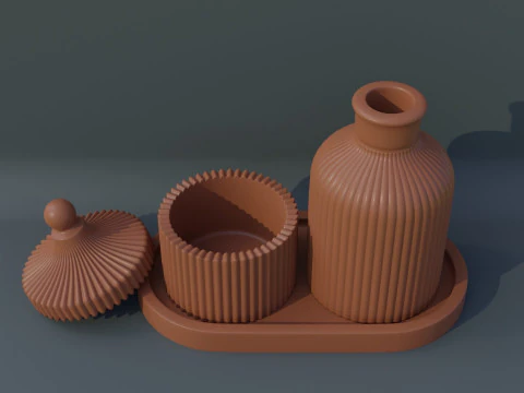 Decorative tray 3D Print Model