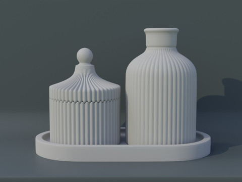 Decorative tray Model Cetak 3D