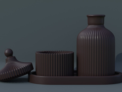 Decorative tray Model Cetak 3D