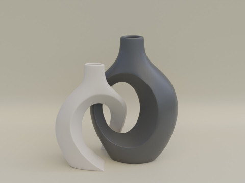 Double vase Modelo de impresión 3D