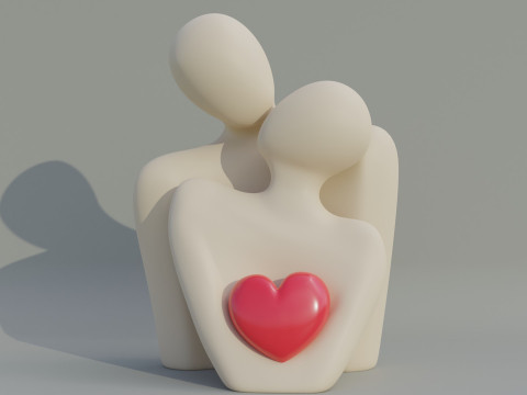 Love couple Modelo de Impressão 3D