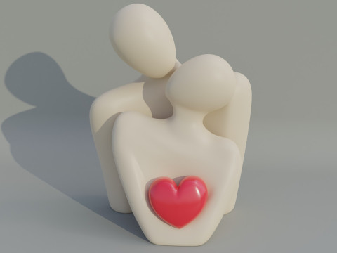 Love couple Modelo de Impressão 3D