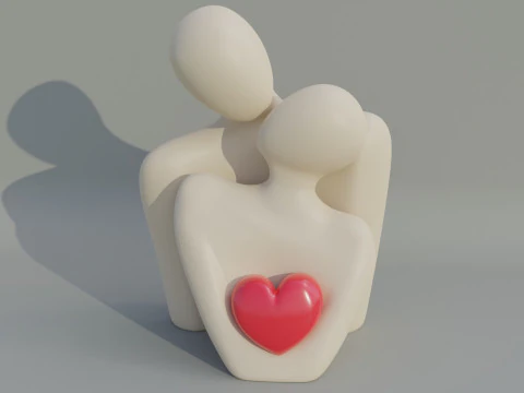 Love couple 3D Print Model