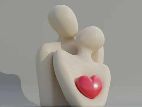 Love couple Modelo de Impressão 3D