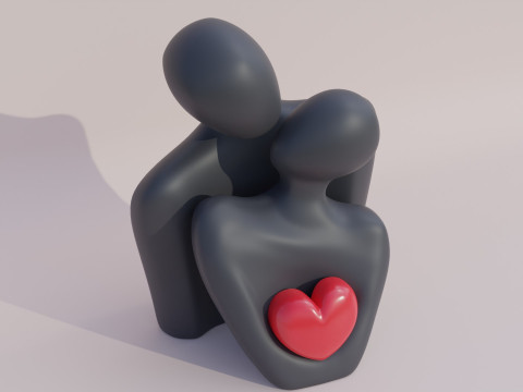 Love couple Modelo de Impressão 3D