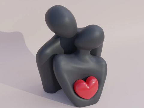 Love couple 3D Print Model