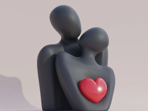 Love couple 3D Print Model