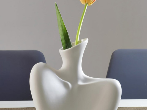 Artistic flower vase Modelo de Impressão 3D