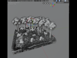 Dark forest 3D Model